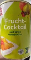 Mängden socker i Frucht-Cocktail aus 5 Sorten. Leicht gezuckert