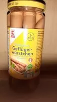 Mängden socker i Delikatess Geflügel-Würstchen
