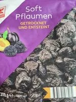 Mängden socker i Soft Pflaumen Getrocknet und Entsteinen