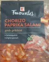 Mängden socker i Chorizo Paprika Salami grob gekörnt