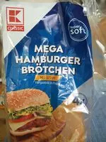 Mängden socker i Mega Hamburger Brötchen mit Sesam