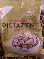 Mängden socker i Kalifornische Pistazien geröstet ohne Salz