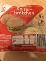 Mängden socker i Knusprige Kaiserbrötchen zum Fertigbacken