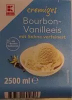 Mängden socker i Bourbon Vanilleeis