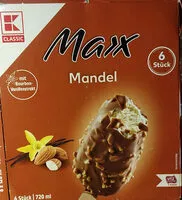 Mängden socker i Maxx Mandel Eis