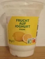 Mängden socker i Frucht auf Joghurt Zitrone