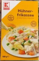 Mängden socker i Hühnerfrikassee mit edlem Gemüse