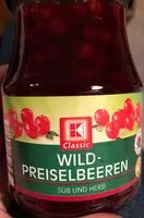 Mängden socker i Wildpreiselbeeren