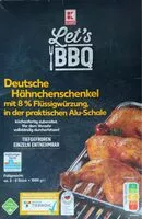 Mängden socker i Deutsche Hähnchenschenkel