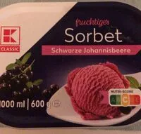 Mängden socker i Sorbet Schwarze Johannisbeere