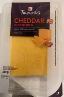 Mängden socker i Cheddar in Scheiben