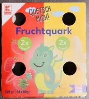 Mängden socker i Fruchtquark Quetsch mich! Erdbeere Banane