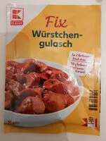 Mängden socker i Würstchengulasch