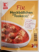 Mängden socker i Hackbällchen Toskana