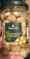 Mängden socker i Champignons ganze Köpfe