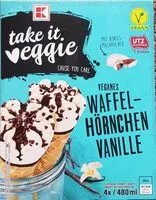 Mängden socker i Veganes Waffelhörnchen Vanille