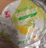 Mängden socker i Buttermilch Dessert Zitrone