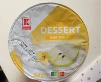 Mängden socker i Buttermilch Dessert Birne-Vanille