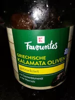 Mängden socker i Griechische Kalamata Oliven Getrocknet