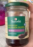 Mängden socker i Griechische Kalamata Oliven mit Stein