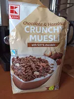 Mängden socker i Crunchy Muesli Chocolate & Hazelnut