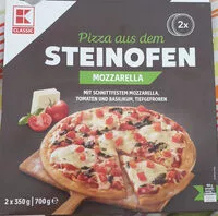 Mängden socker i Pizza aus dem Steinofen Mozzarella