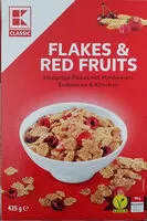 Mängden socker i Flakes & Red Fruits