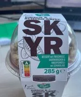 Mängden socker i Skyr kirsch & schoko-crisp