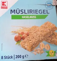 Mängden socker i Müsliriegel Haselnuss