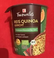 Mängden socker i Reis Quinoa Gericht