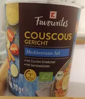 Mängden socker i Couscous Gericht Mediterrane Art