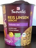 Mängden socker i Reis Linsen Gericht