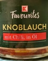Mängden socker i Knoblauch mit Chili, in Öl
