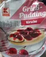 Mängden socker i Grießpudding kirsche
