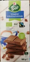 Mängden socker i Schweizer Vollmilchschokolade