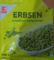 Mängden socker i Rest Erbsen erntefrisch, tiefgefroren