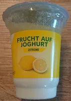 Mängden socker i Frucht auf Joghurt Zitrone