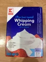 Mängden socker i Whipping Cream