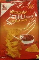 Mängden socker i Tortilla chips chili style