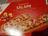 Mängden socker i Baguette salami