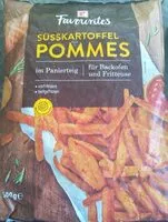 Mängden socker i Süsskartoffelpommes im Panierteig