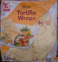 Mängden socker i Mais Tortilla Wraps