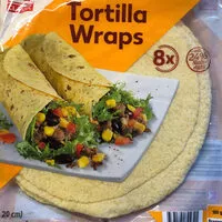 Mängden socker i Mais Tortilla Wraps