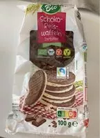 Mängden socker i Schoko Reis Waffeln
