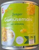Mängden socker i Junger Gemüsemais