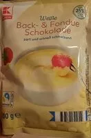 Mängden socker i Weiße Back- & Fondue Schokolade