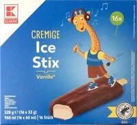 Mängden socker i Cremige Ice Stix