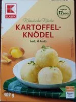 Mängden socker i Kartoffelknödel halb & halb