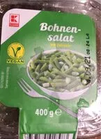 Mängden socker i Bohnensalat mit Zwiebeln