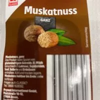 Mängden socker i Muskatnuss ganz